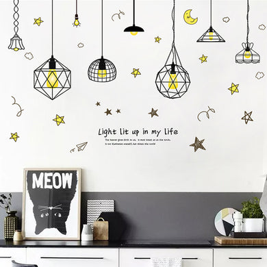 Light-lit-up-in-my-life Wall Sticker