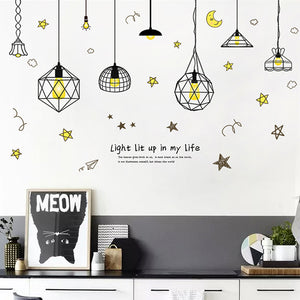 Light-lit-up-in-my-life Wall Sticker